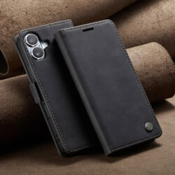 Solidenz Urban Book iPhone 16 Plus hoesje – Zwart - 9