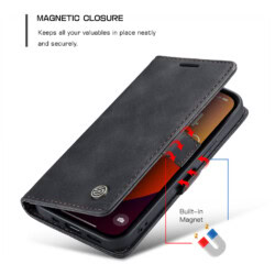 Solidenz Urban Book iPhone 16 Plus hoesje – Zwart - 6