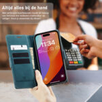 Solidenz Urban Book iPhone 17e / 16e hoesje – Blauw - 7