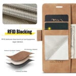 Solidenz Urban Book iPhone 16e hoesje – Bruin - 9