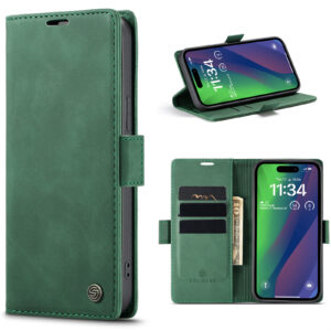Solidenz Urban Book iPhone 16e hoesje – Groen Main Image