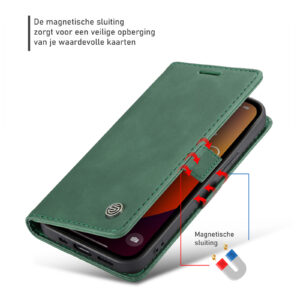 Solidenz Urban Book iPhone 16e hoesje – Groen - 6