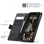 Solidenz Urban Book iPhone 16e hoesje – Zwart - 5