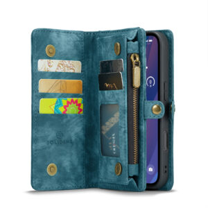 Solidenz Urban Wallet iPhone 16 Pro hoesje – Blauw - 5