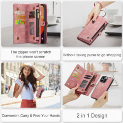 Solidenz Urban Wallet iPhone 16 Pro Max hoesje – Roze - 12