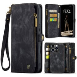 Solidenz Urban Wallet iPhone 16 Pro Max hoesje - Zwart