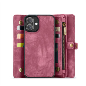 Solidenz Urban Wallet iPhone 16 Plus hoesje - Rood - 4