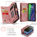 Solidenz Urban Wallet iPhone 16e hoesje – Roze - 10