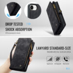 Solidenz Urban Wallet iPhone 17e / 16e hoesje – Zwart - 11