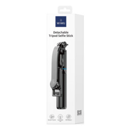 WiWu Tripod met Afneembare Selfiestick – Met Bluetooth – Zwart - 6