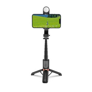 WiWu Mini Selfie stick – Met Bluetooth – Zwart - 1