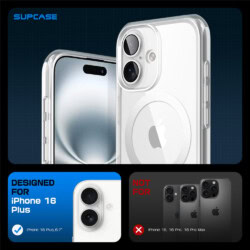 Supcase UB MagSafe iPhone 16 Plus hoesje – Transparant - 8