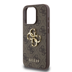 Guess Metal Logo iPhone 15 Pro Max hoesje – Bruin - 5
