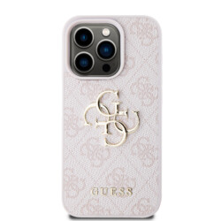 Guess Metal Logo iPhone 15 Pro Max hoesje – Roze - 2