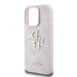 Guess Metal Logo iPhone 15 Pro Max hoesje – Roze - 5