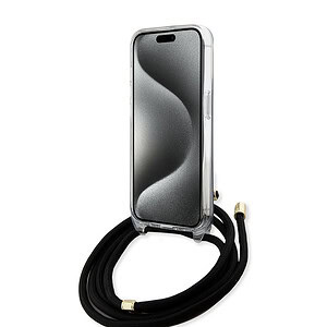 Guess IML Crossbody Strap iPhone 15 Pro Max hoesje - Grijs - 3