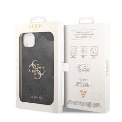 Guess Metal Logo iPhone 15 hoesje – Grijs - 7