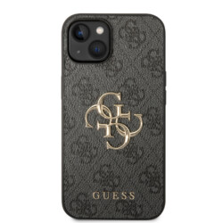 Guess Metal Logo iPhone 15 hoesje – Grijs - 2