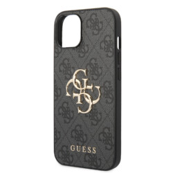 Guess Metal Logo iPhone 15 hoesje – Grijs - 5