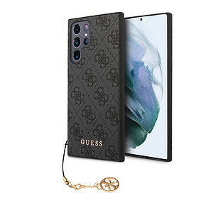 Guess Charm Samsung Galaxy S24 Ultra hoesje – Grijs Main Image