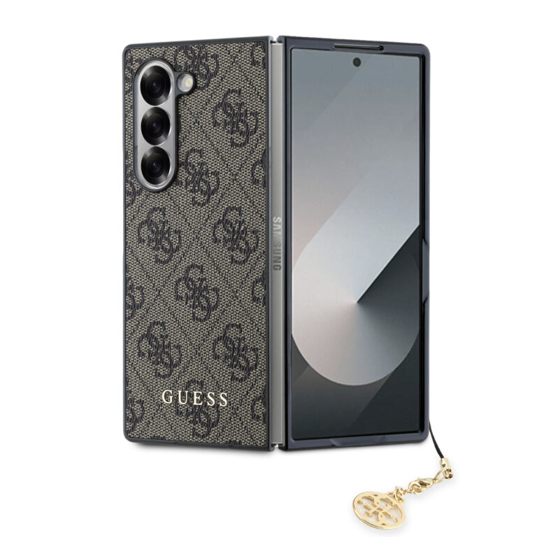 Guess Charm Samsung Galaxy Z Fold 6 hoesje - Bruin