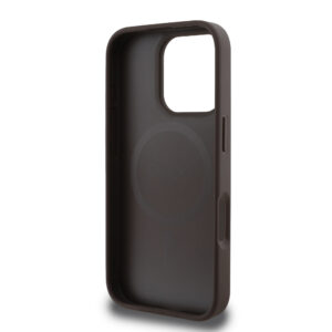 Guess Peony MagSafe iPhone 16 Pro hoesje - Bruin - 6