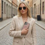Solidenz Fashion Portemonnee hoesje met koord iPhone 16 Pro Max – Roségoud - 4