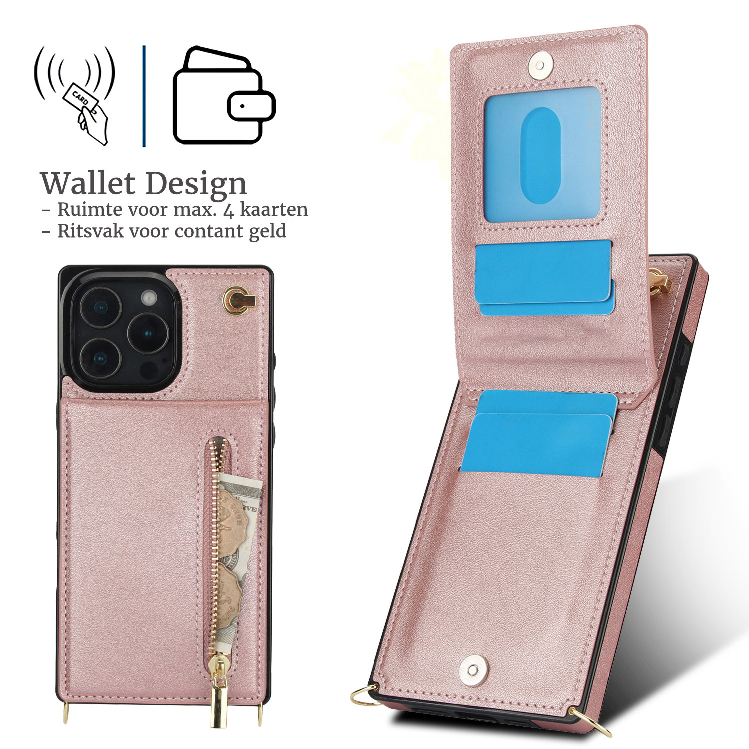 Luxe leren hoezen, portefeuilles & etuis voor iPhone 16 Plus