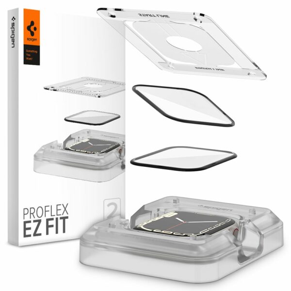 Spigen EZ Fit Proflex Apple Watch 7 / 8 / 9 - 41 MM - 2 Stuks