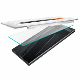 Spigen EZ Fit Screen protector Samsung Galaxy S24 Ultra met installatie tools - 2 Stuks - 4