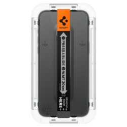 Spigen EZ Fit Screen protector iPhone 15 Pro Max met installatie tools – 2 Stuks - 4