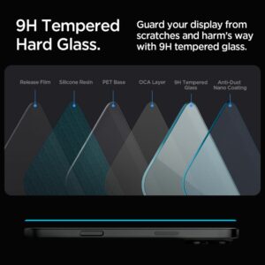 Spigen EZ Fit Screen protector iPhone 16 Pro met installatie tools - 2 Stuks - 9