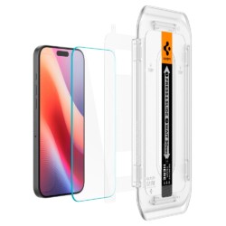 Spigen EZ Fit Screen protector iPhone 16 Pro met installatie tools – 2 Stuks - 3