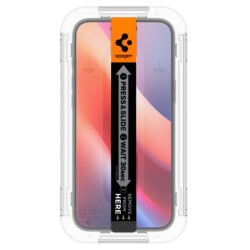 Spigen EZ Fit Screen protector iPhone 16 / iPhone 15 met installatie tools – 2 Stuks - 4