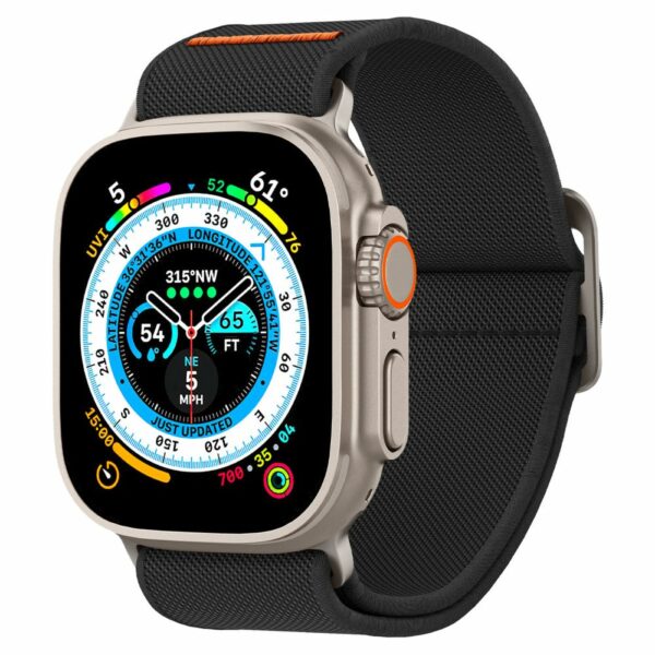 Spigen Fit Lite Ultra Apple Watch 6 / 7 / 8 / 9 / 10 / SE / Ultra 1 & 2 - 44 / 45 / 46 / 49 MM - Zwart