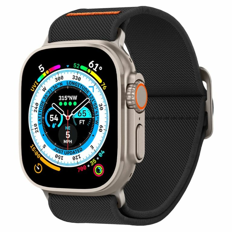 Spigen Fit Lite Ultra Apple Watch 6 / 7 / 8 / 9 / 10 / SE / Ultra 1 & 2 - 44 / 45 / 46 / 49 MM - Zwart