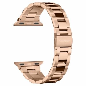 Spigen Modern Fit Bandje Apple Watch 6 / 7 / 8 / 9 / 10 / SE – 40 & 41 & 42 MM – Roségoud - 1