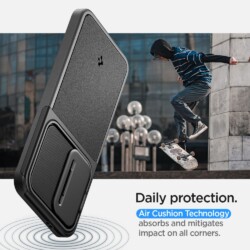 Spigen Optik Armor Samsung Galaxy S24 hoesje – Zwart - 13