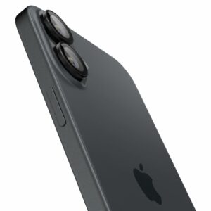 Spigen Optik Pro EZ Fit Camera protector iPhone 16 / 16 Plus – 2 Stuks – Zwart - 3