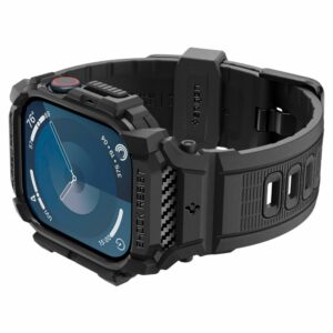 Spigen Rugged Armor Apple Watch 10 - 42 MM - Matt zwart - 6