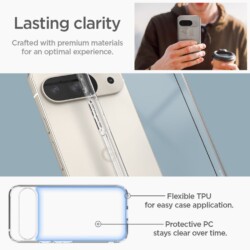 Spigen Ultra Hybrid Google Pixel 9 / 9 Pro hoesje – Transparant - 11