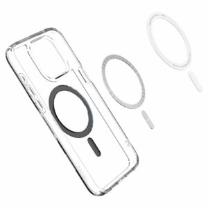 Spigen Ultra Hybrid MagSafe iPhone 15 Pro Max hoesje - Carbon Fiber - 7