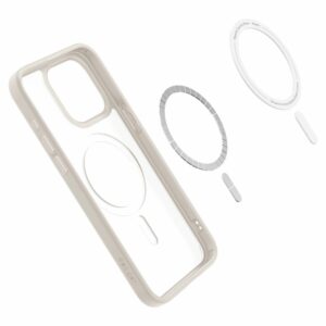 Spigen Ultra Hybrid MagSafe iPhone 15 Pro hoesje – Frost Natural Titanium - 6