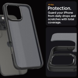 Spigen Ultra Hybrid iPhone 16 Pro hoesje – Frost Black - 10