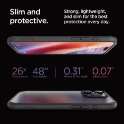 Spigen Ultra Hybrid iPhone 16 Pro hoesje – Frost Black - 11