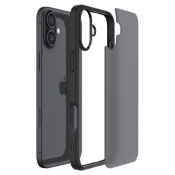 Spigen Ultra Hybrid iPhone 16 hoesje – Frost Black - 4