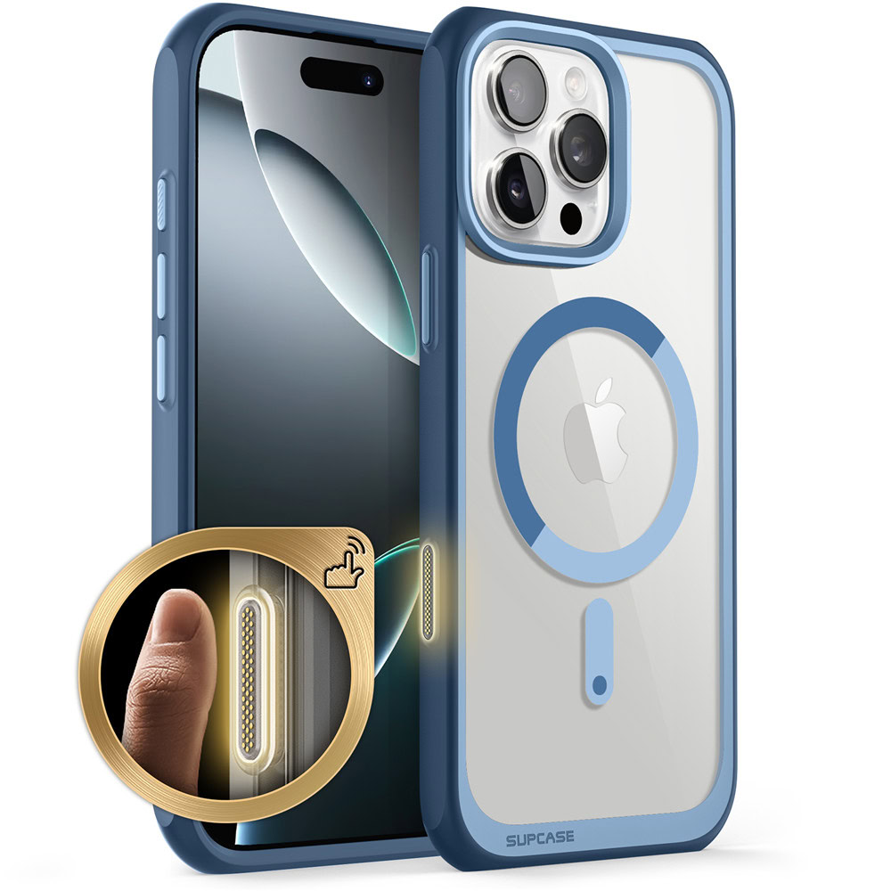 Supcase UB MagSafe iPhone 16 Pro Max hoesje - Blauw Main Image