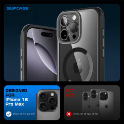 Supcase UB MagSafe iPhone 16 Pro Max hoesje – Zwart - 8