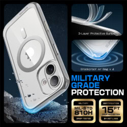 Supcase UB MagSafe iPhone 16 hoesje – Transparant - 3