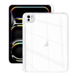 Backcase iPad Pro 2024 - 11 inch - Pencilholder - Transparent